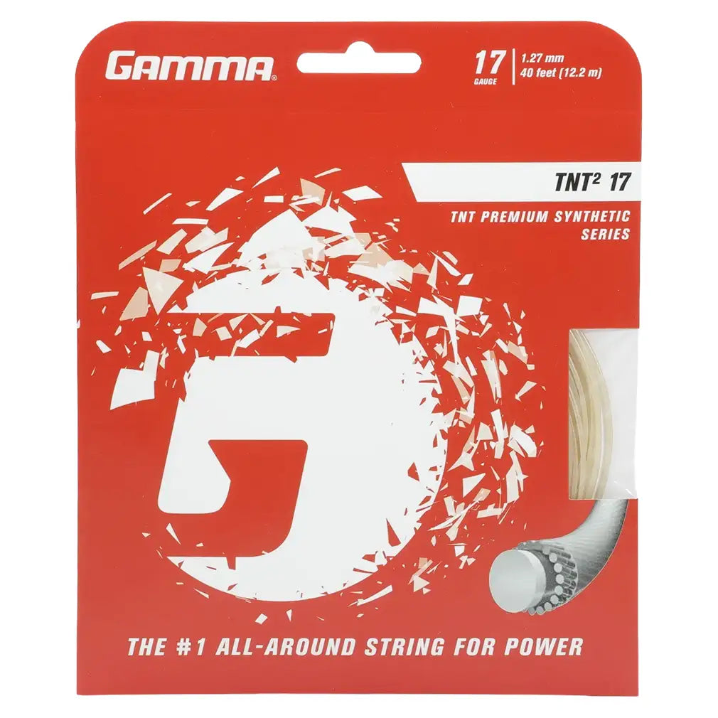 TNT2 Tennis String Natural-Strings-Gamma-GTNTNA-17-1-Tennis Express