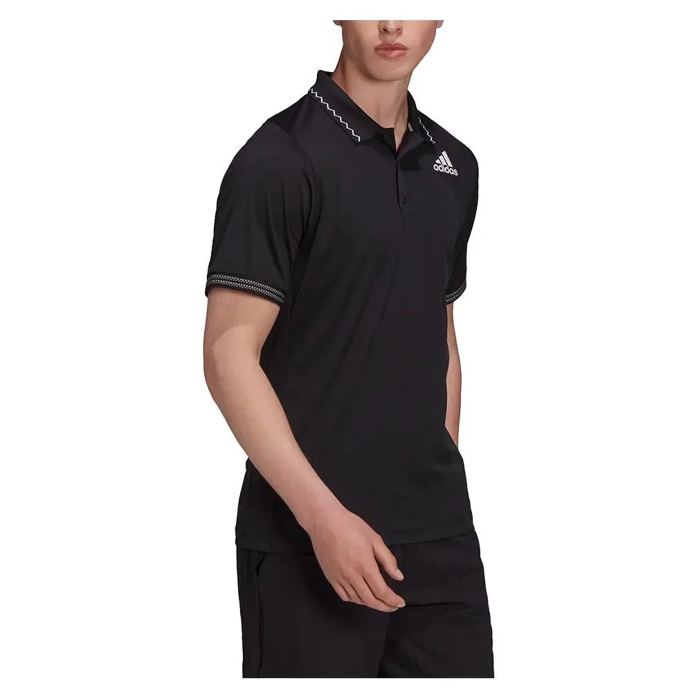 Men's Primeblue Freelift Tennis Polo Black