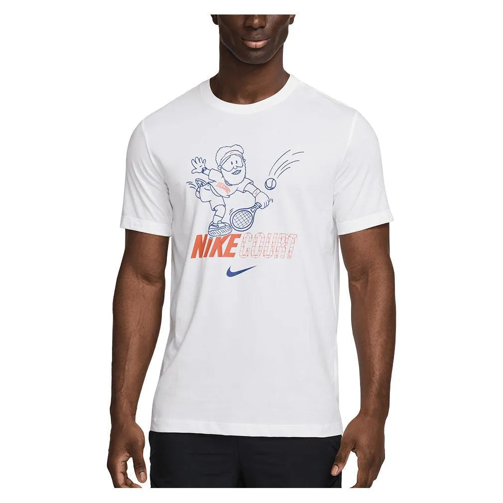 Men's Court Dri-FIT Tennis T-Shirt-Apparel-Nike-HF6219-H24-100-3-2-[Sku]-Tennis Express