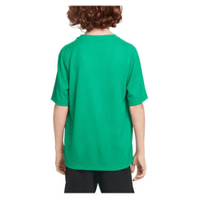 Boys' Dri-FIT Multi Short Sleeve Training Top Stadium Green and White