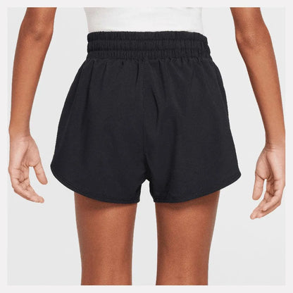 Girls' One Dri-Fit 2in1 3 inch Training Shorts Black and White