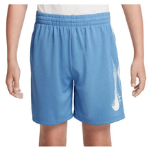 Boys' Dri-FIT Multi Woven Training Short Blue Beyond and White-Apparel-Nike-HF9121-489U25-3-Tennis Express