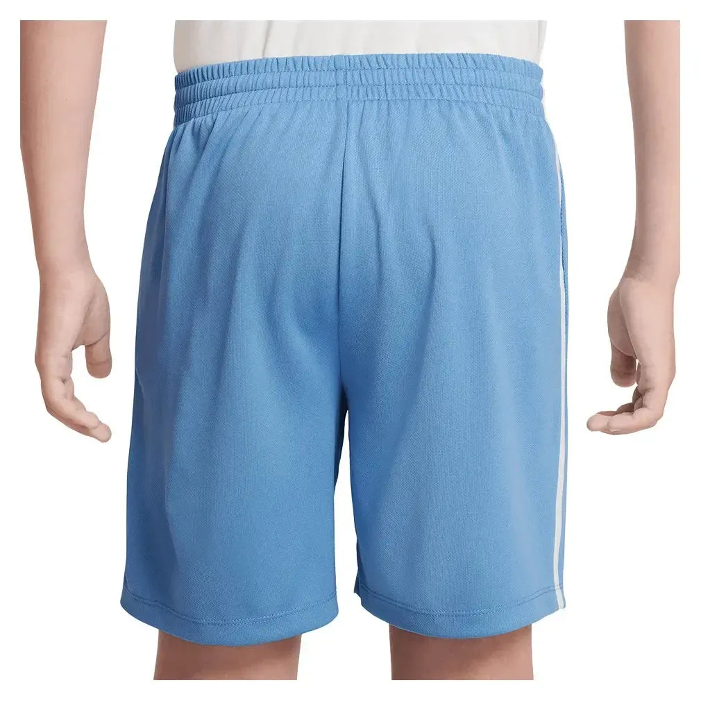 Boys' Dri-FIT Multi Woven Training Short Blue Beyond and White