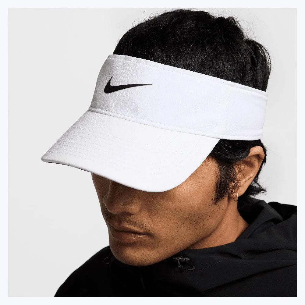 Unisex Dri-FIT Ace Tennis Visor-Apparel-Nike-HJ3689-100-5-[Sku]-Tennis Express