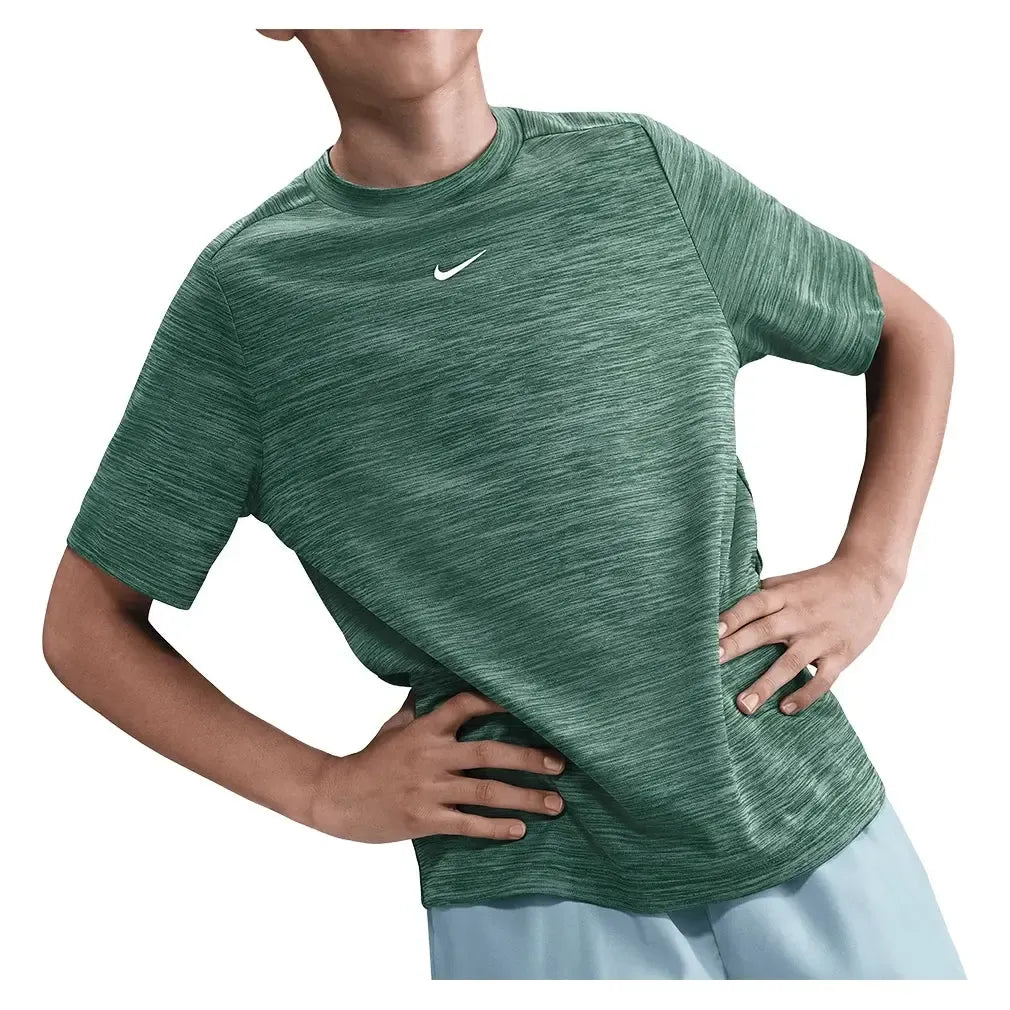 Boys' Multi Dri-FIT Short-Sleeve Training Top-Apparel-Nike-HJ3771-323-Tennis Express