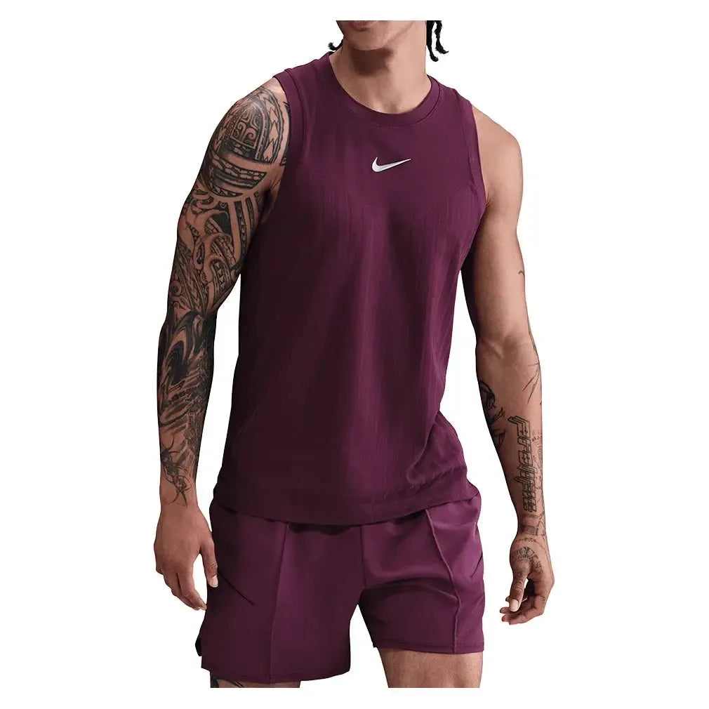 Men's New York Court Dri-FIT Advantage Slam Tennis Tank-Apparel-Nike-HM6724-611-Tennis Express