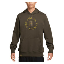 Men's Court Dri-FIT Heritage Fleece Pullover Tennis Hoodie Dark Hazel and Saffron Quartz-Apparel-Nike-HM6759-212-3-704815Tennis Express