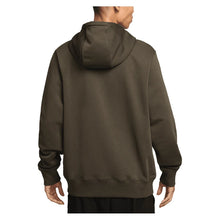Men's Court Dri-FIT Heritage Fleece Pullover Tennis Hoodie Dark Hazel and Saffron Quartz
