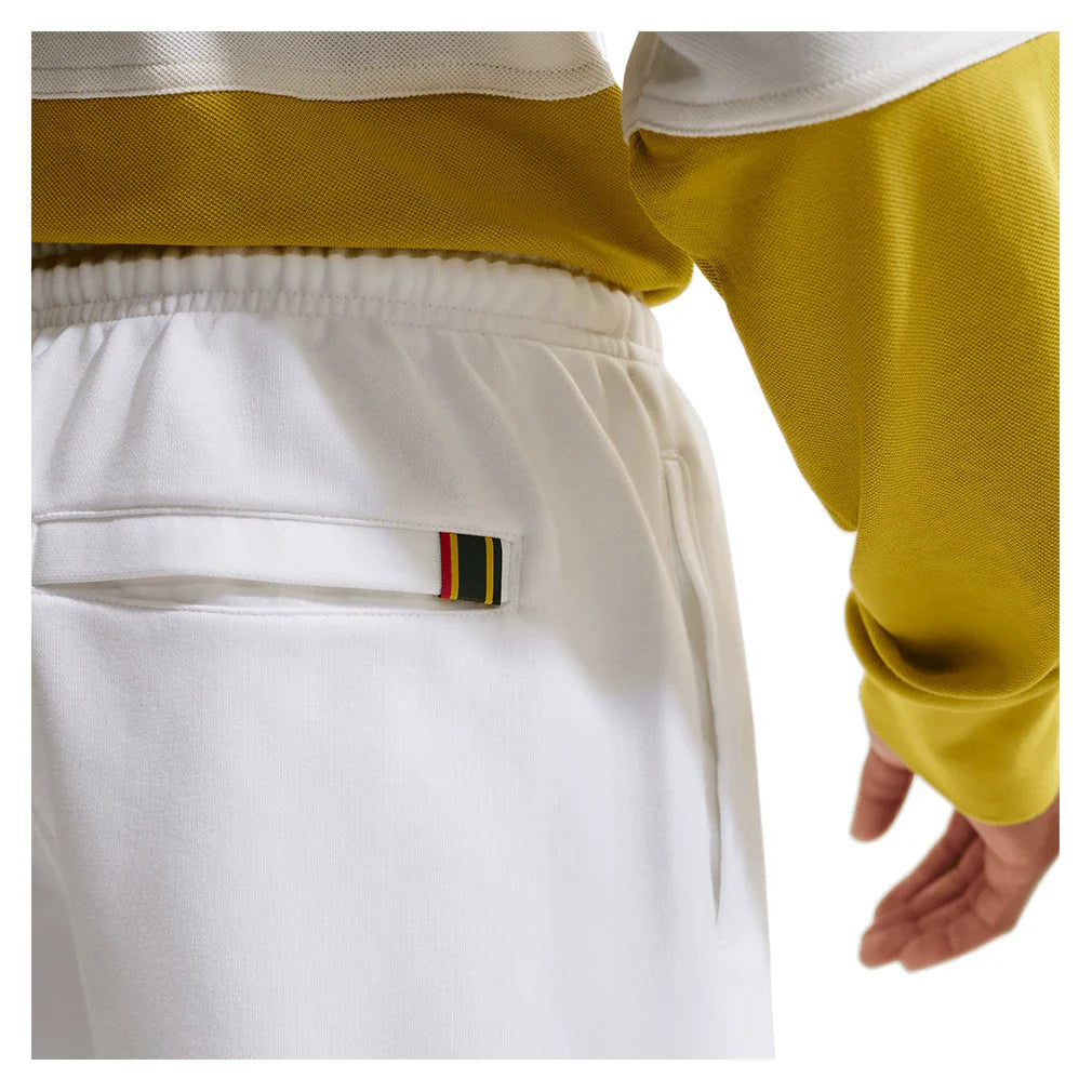 Men's Court Dri-FIT Heritage Fleece 6 Inch Tennis Short White