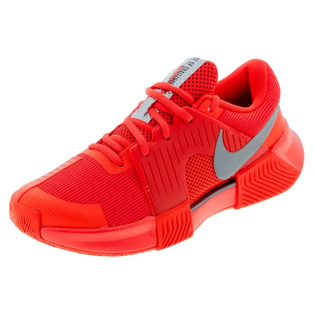 Women's Zoom GP Challenge 1 PRM New York Tennis Shoes Bright Crimson and Metallic Silver-Footwear-Nike-HQ2551-600F25copy-Tennis Express