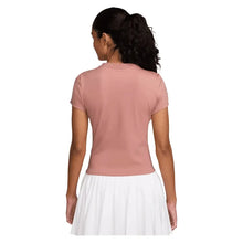 Women's Court Dri-FIT Advantage Short Sleeve Tennis Top Red Stardust