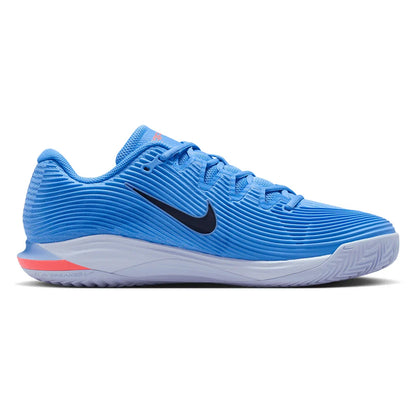 Men's Zoom Vapor 12 Clay Tennis Shoes University Blue and Midnight Navy