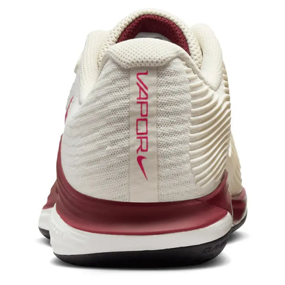 Women's Zoom Vapor 12 Clay Tennis Shoes Pale Ivory and Rush Pink
