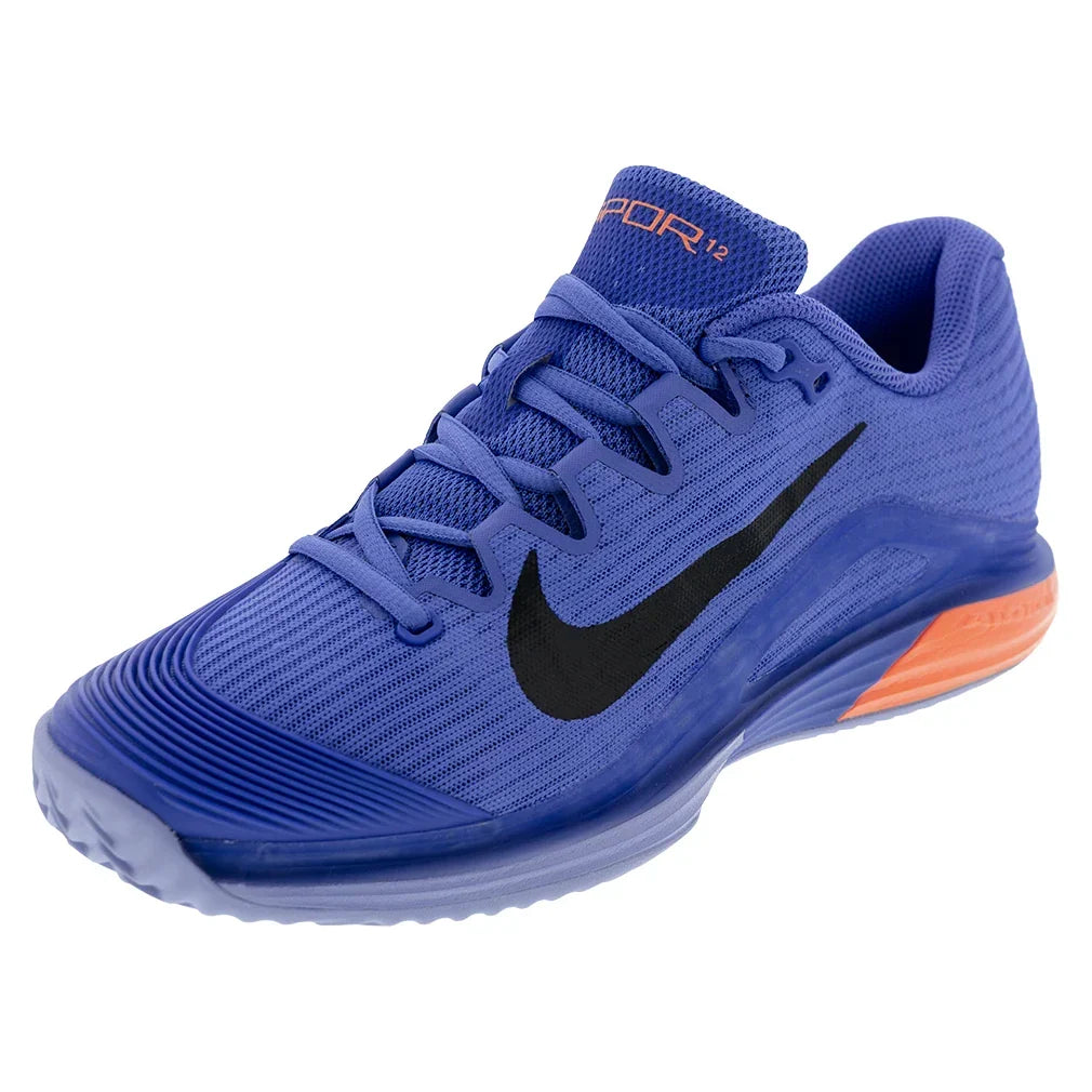 Women's Zoom Vapor 12 Clay Tennis Shoes Sapphire and Black-Footwear-Nike-Sapphire/Black-5, [current_file_name-Tennis Express