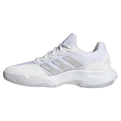 Women's GameCourt 2 Tennis Shoes Footwear White and Metallic Silver