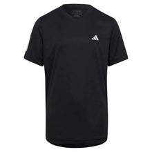 Boys' Club 3-Stripe Tennis T-Shirt Black-Apparel-Adidas-HR4229-S23-1-Tennis Express
