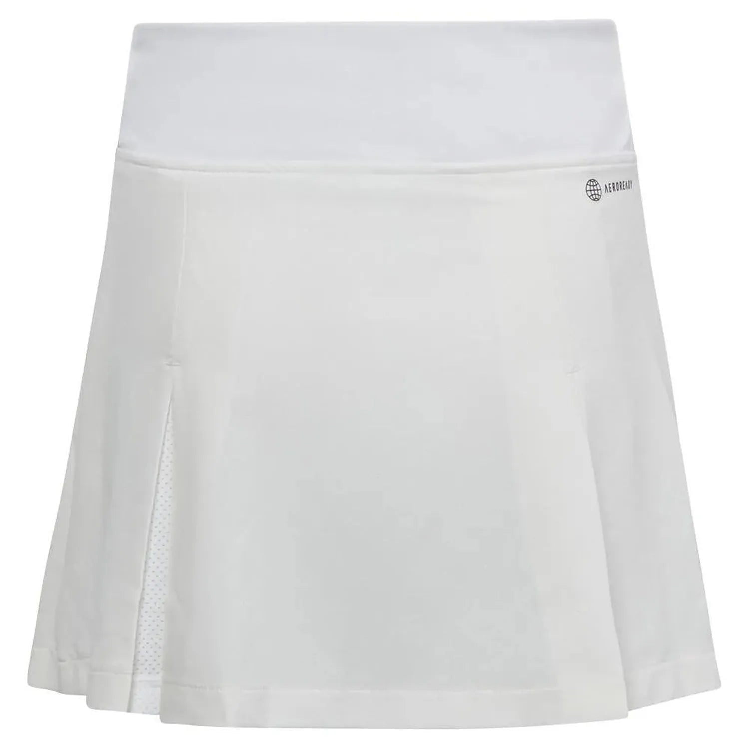 Girls' Club Pleated Tennis Skort White-Apparel-Adidas-HS0542-S23-1-Tennis Express