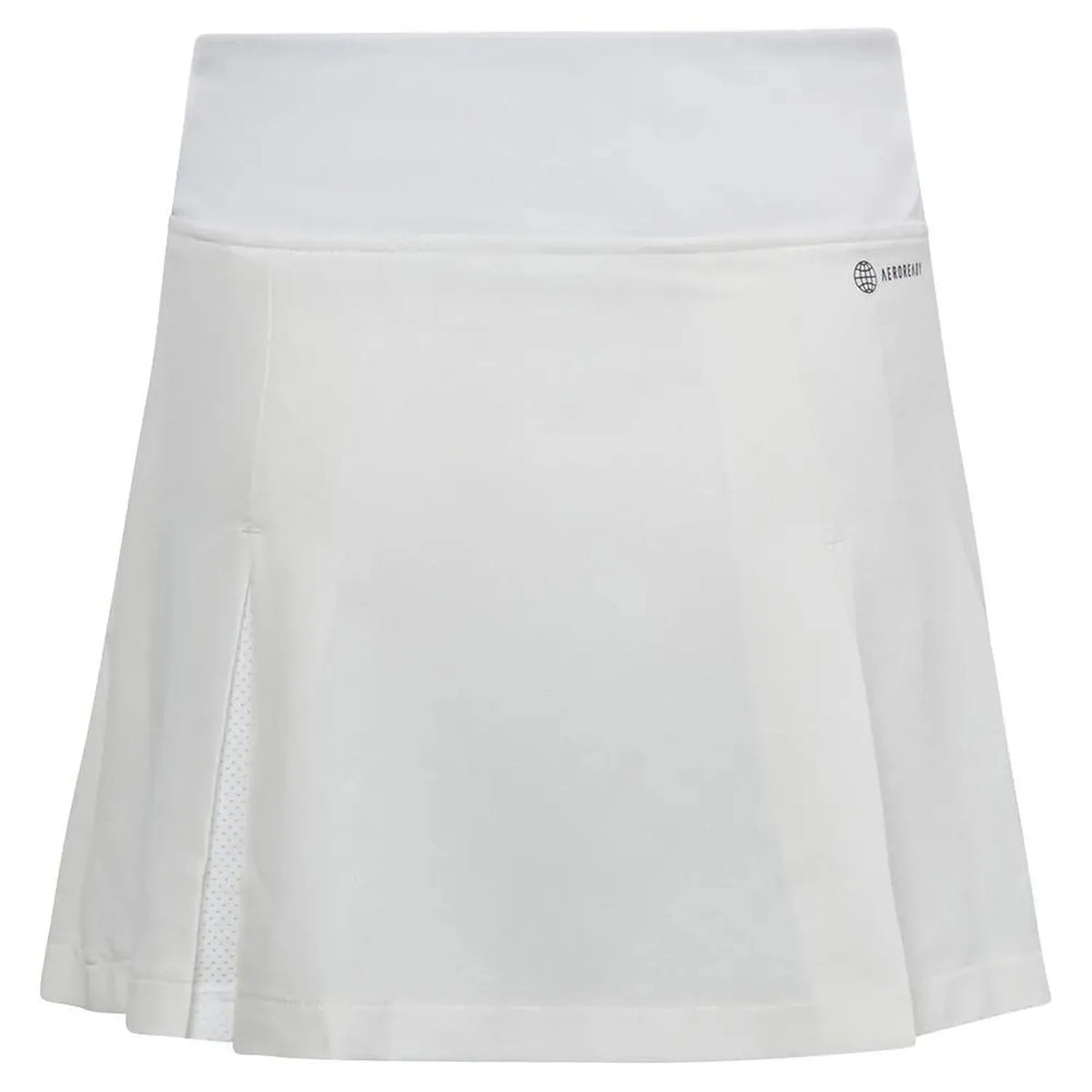 Girls' Club Pleated Tennis Skort White-Apparel-Adidas-HS0542-S23-1-Tennis Express
