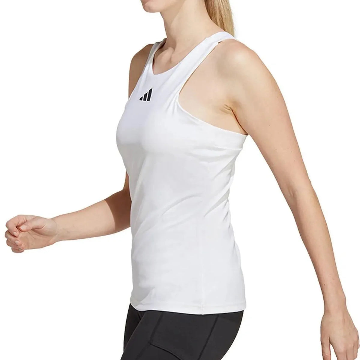 Women's Y-Back Tennis Tank White-Apparel-Adidas-HS1658-S23-3-Tennis Express