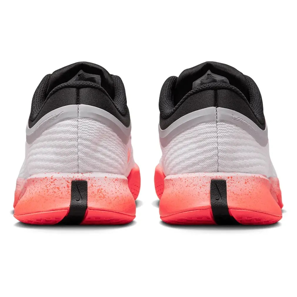Women's Zoom Vapor Pro 3 Premium Tennis Shoes White and Hot Lava