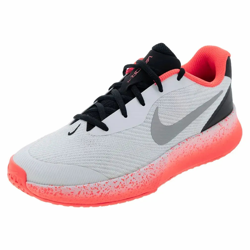 Women's Vapor Lite 3 Premium Tennis Shoes White and Hot Lava-Footwear-Nike-HV1384-100H25copy-Tennis Express