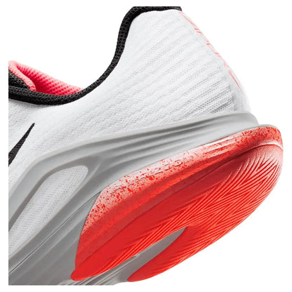Women's Zoom Vapor 12 Premium Tennis Shoes White and Hot Lava