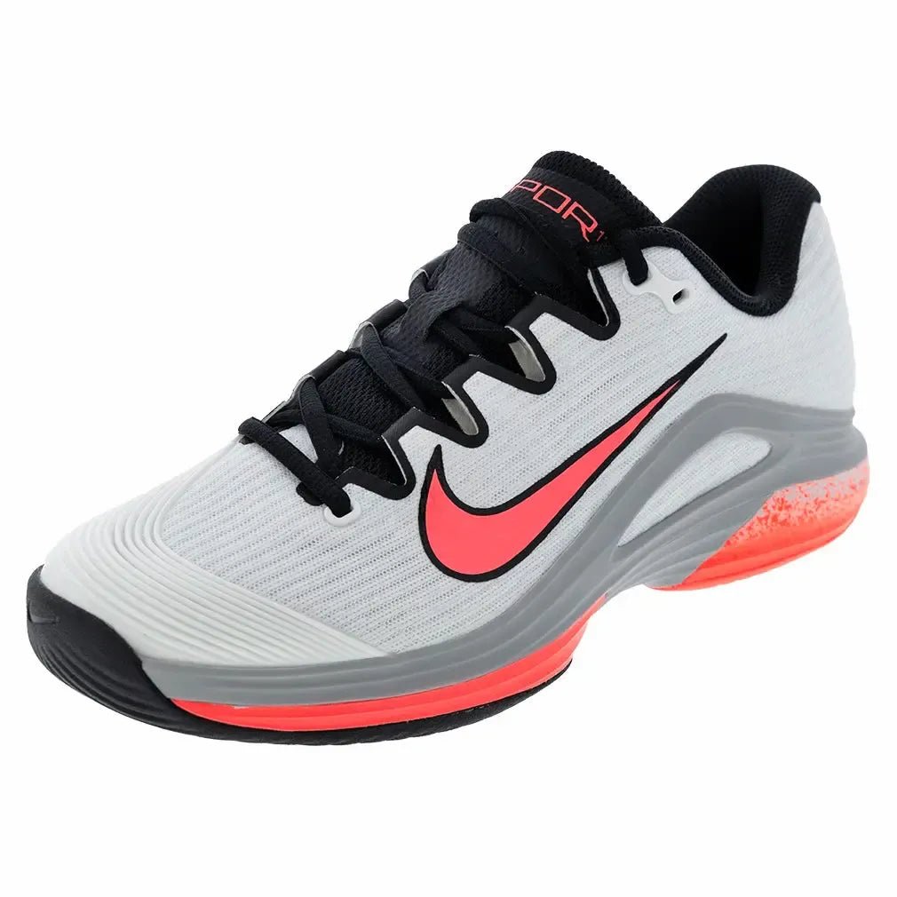Women's Zoom Vapor 12 Premium Tennis Shoes White and Hot Lava-Footwear-Nike-HV1449-100H25copy-Tennis Express