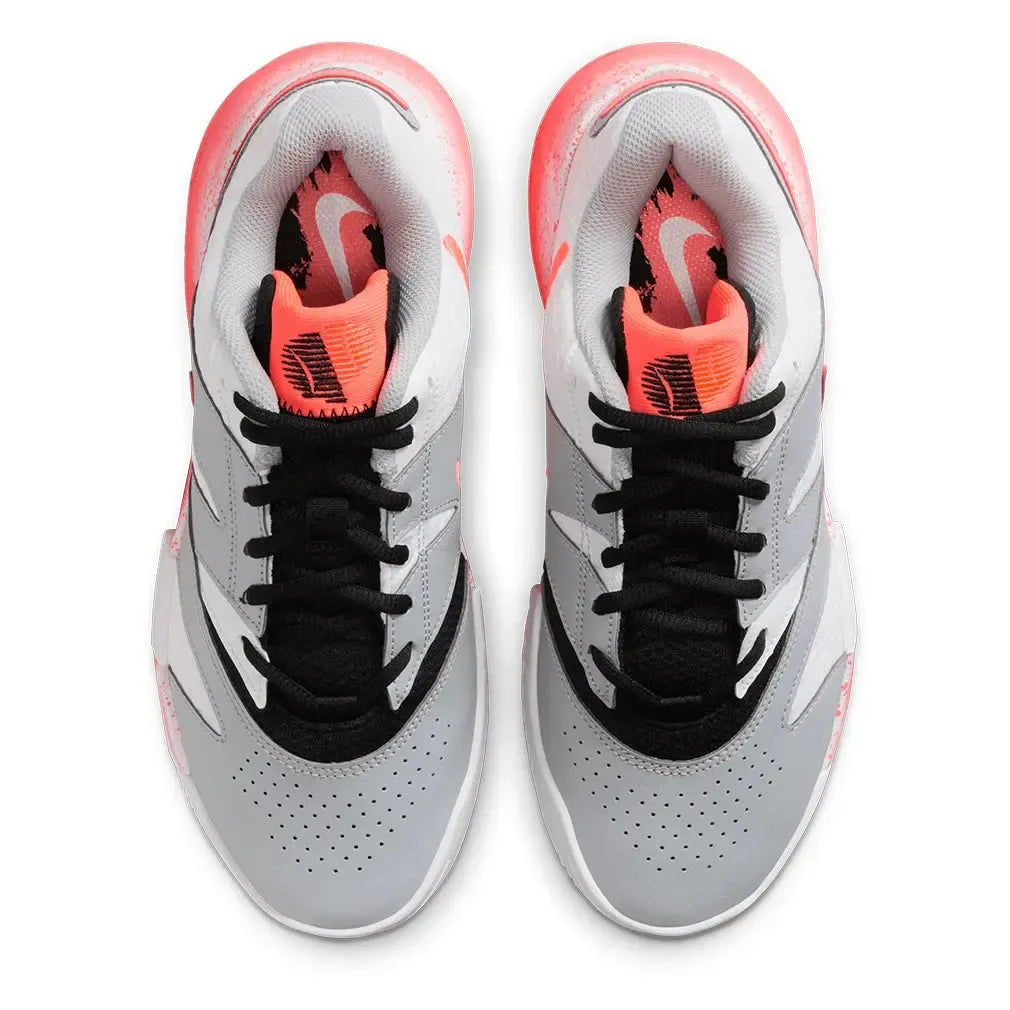 Women's Court Lite 4 Premium Tennis Shoes White and Hot Lava