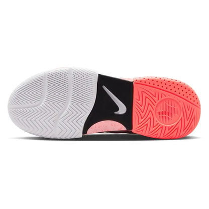 Women's Court Lite 4 Premium Tennis Shoes White and Hot Lava