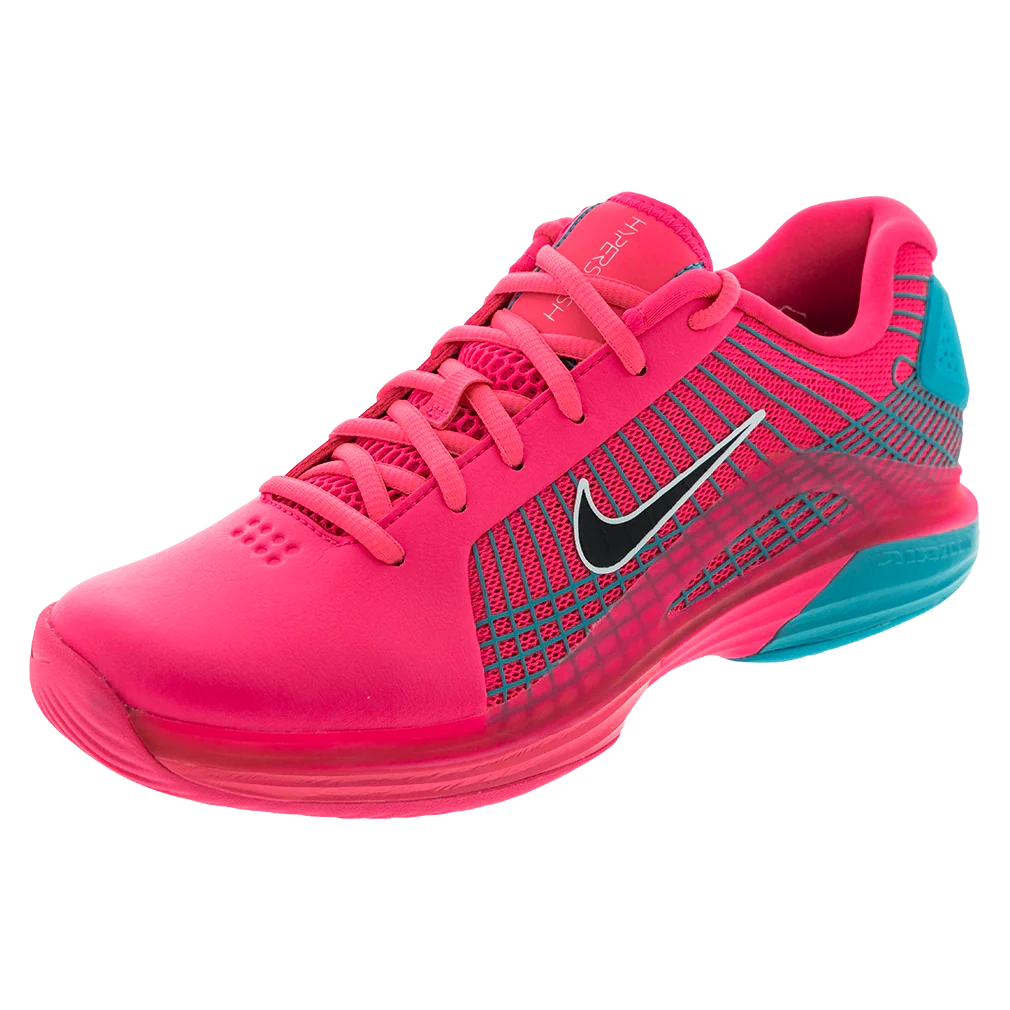 Men's Vapor 12 Hypersmash Tennis Shoes Hyper Pink and Black-Footwear-Nike-HV1488-600copy-Tennis Express