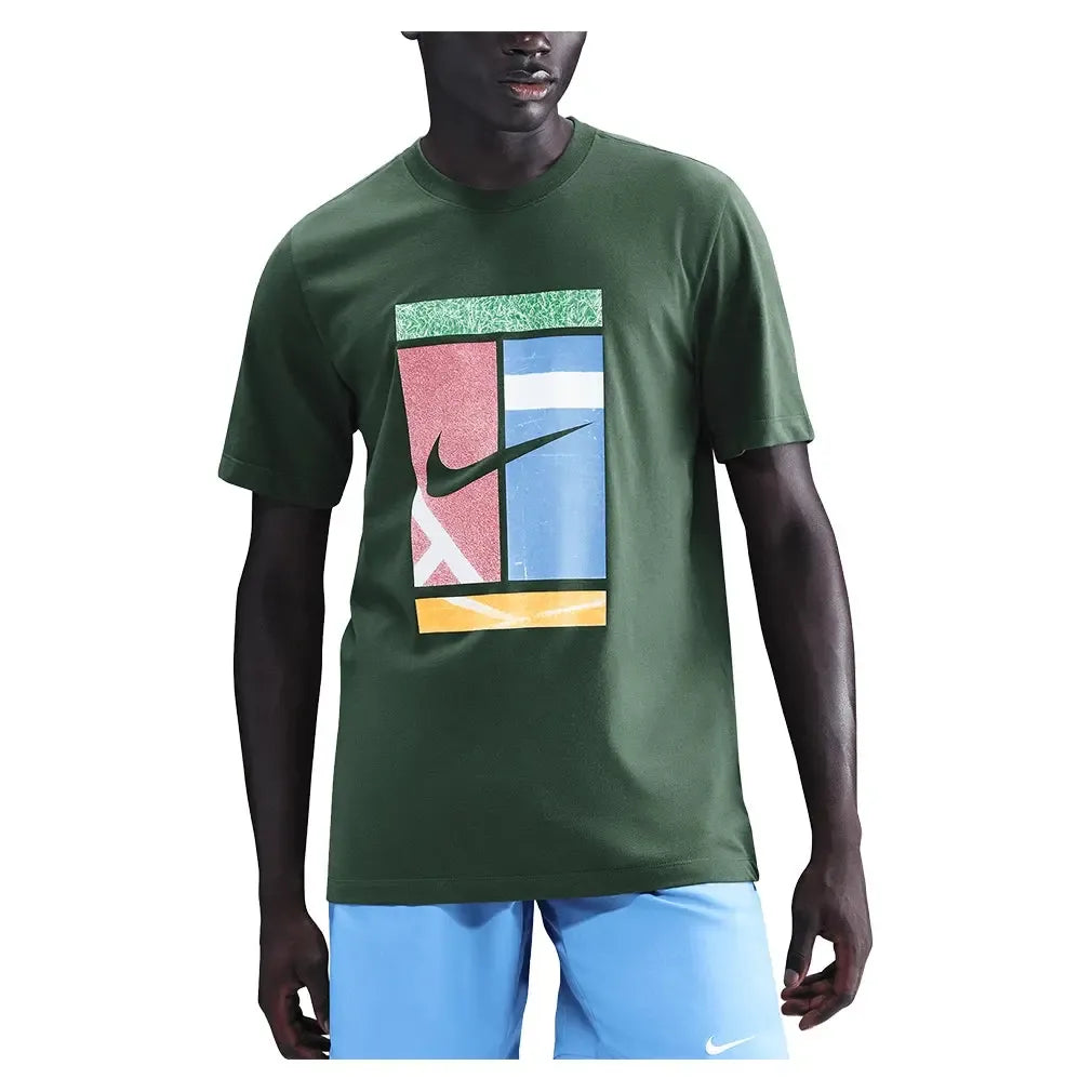 Men's Court Dri-FIT HO25 Tennis Tee-Apparel-Nike-HV1788-H25-323-3-Tennis Express