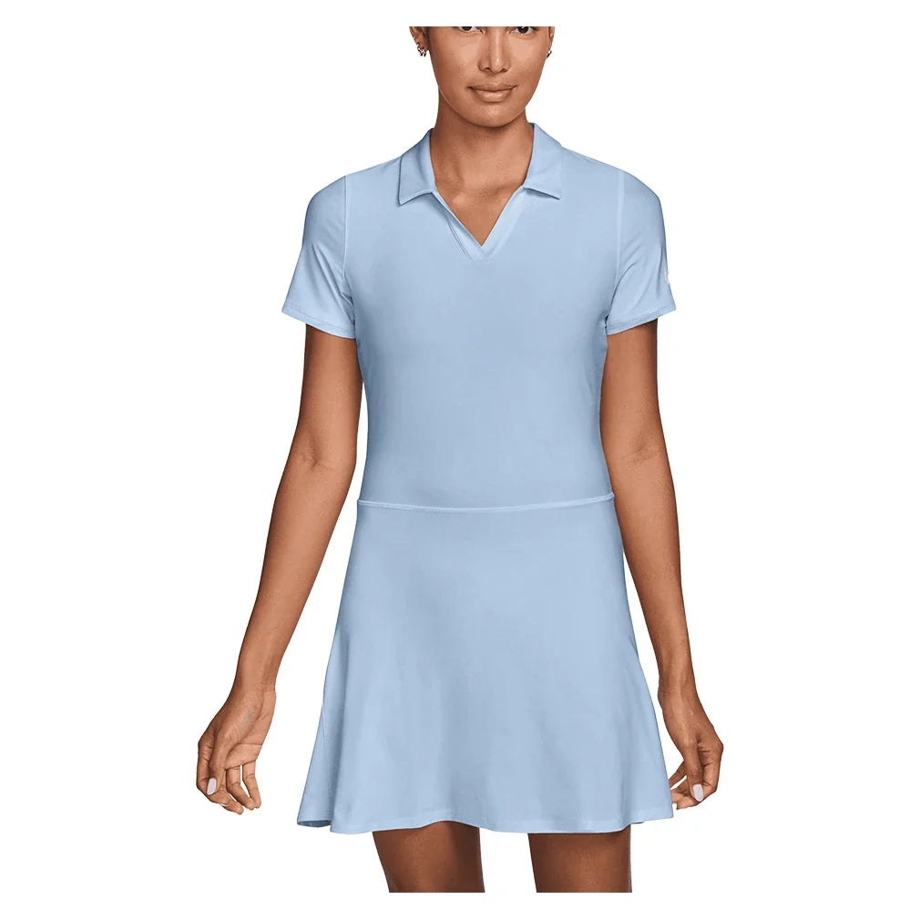 Women's Dri-FIT Victory Tennis Polo Dress-Apparel-Nike-IB0220-407-Tennis Express