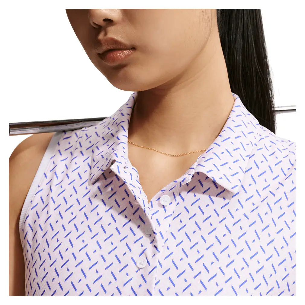 Women's Dri-FIT Victory Sleeveless Print Tennis Polo