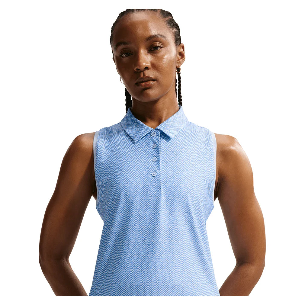 Women's Dri-FIT Victory Sleeveless Print Tennis Polo