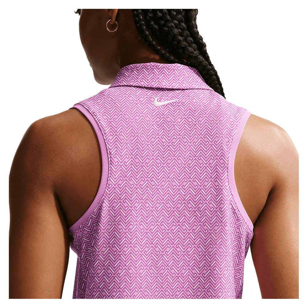 Women's Dri-FIT Victory Sleeveless Print Tennis Polo