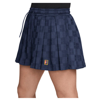 Women's Dri-FIT Court Collection High Rise Tennis Short Midnight Navy