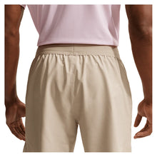Men's Court Dri-FIT Advantage Print 6 Inch Tennis Short Desert Khaki and Black