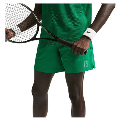 Men's Court Dri-FIT Advantage Print 6 Inch Tennis Short