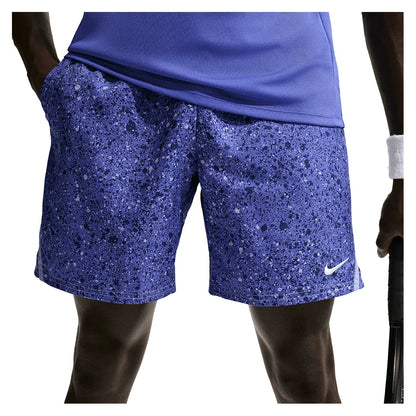 Men's Court Dri-FIT Victory All Over Print 7 Inch Tennis Short-Apparel-Nike-IB1080-430-3-704685Tennis Express