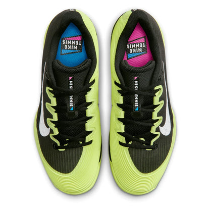 Women's Vapor 12 PRM Tennis Shoes Black and Lemon
