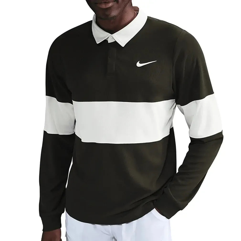 Men's Paris Court Dri-FIT Advantage Slam Long Sleeve Tennis Polo