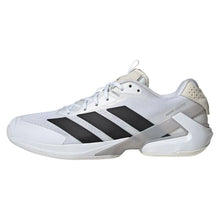 Men's Adizero Ubersonic 5 Tennis Shoes White and Core Black
