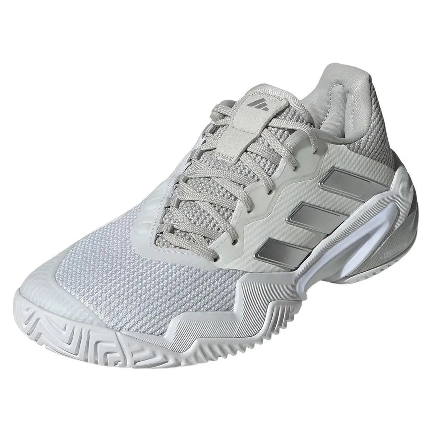 Women's Barricade 13 Tennis Shoes White and Gray-Footwear-Adidas-IF0407-S24-y-Tennis Express