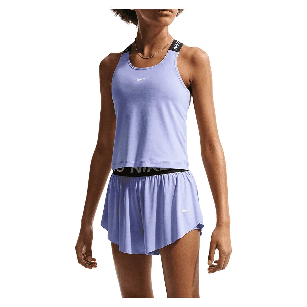 Girls' Pro Dri-FIT Training Tank Light Thistle and Black