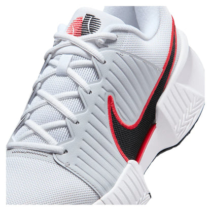 Men's GP Challenge Pro Tennis Shoes White and Lt Crimson