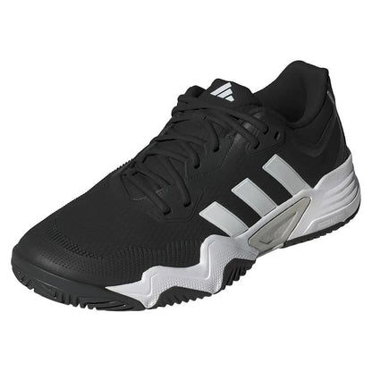Mens Solematch Control 2 Tennis Shoes Core Black and Silver Metallic-Footwear-Adidas-IF9112-y-Tennis Express