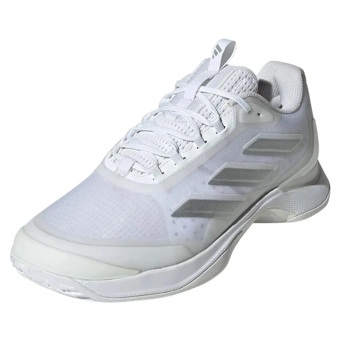 Women's Avacourt 2 Tennis Shoes White and Silver Metallic-Footwear-Adidas-IG3030-S24-y-Tennis Express