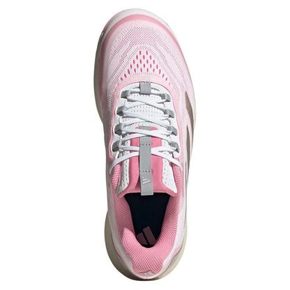 Women's Avacourt 2 Tennis Shoes Champagne White and Lucid Pink