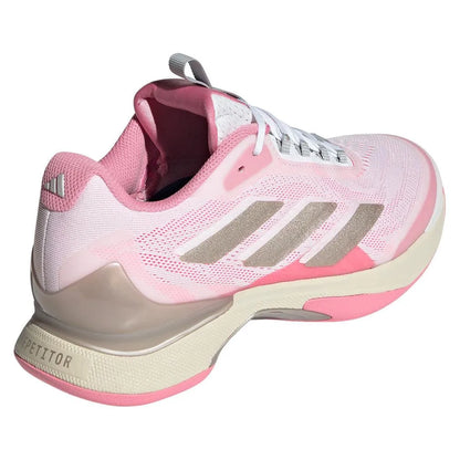 Women's Avacourt 2 Tennis Shoes Champagne White and Lucid Pink