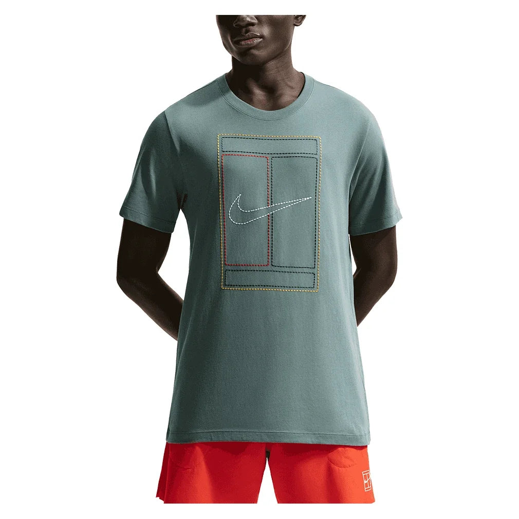 Men's Court Heritage Tennis Tee-Apparel-Nike-IH2085-S26-382-3-704840Tennis Express